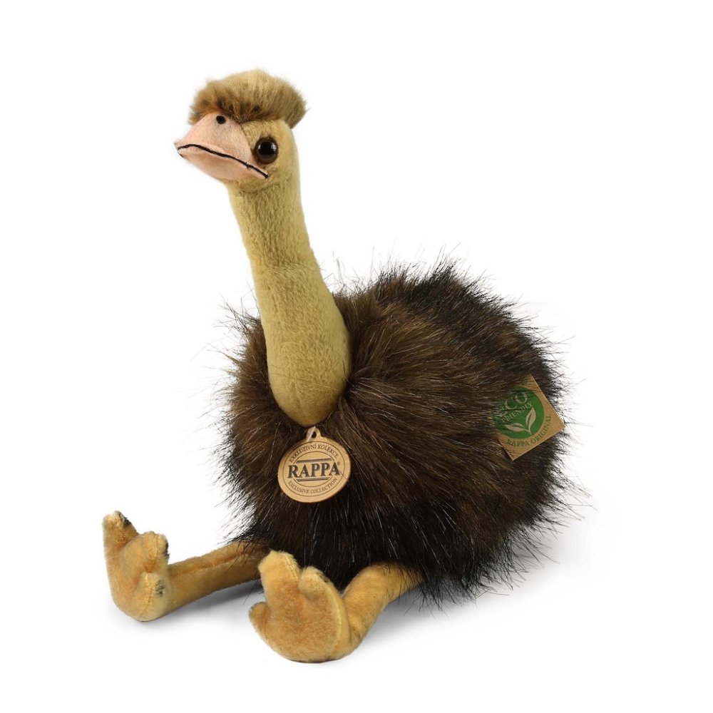 Rappa Peluche oiseau Émeu 28 cm ECO-FRIENDLY