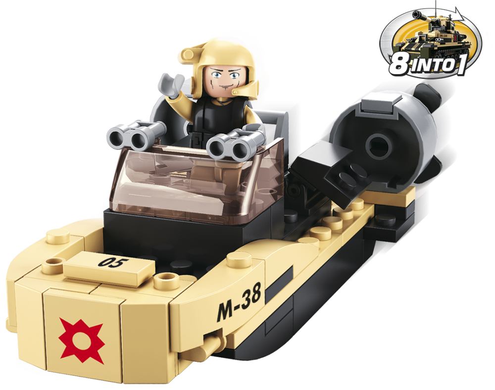 Sluban Army 8into1 M38-B0587H Lancha de Asalto