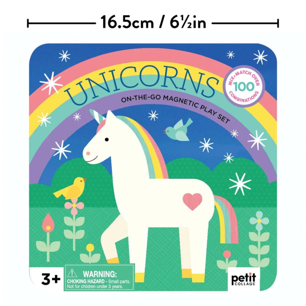 Petit Collage Mágneses játékkészlet - unikornisok - Image 2