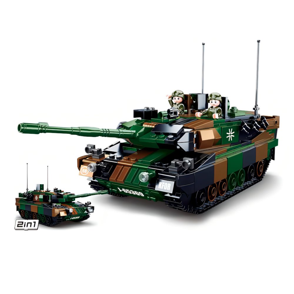 Sluban Model Bricks M38-B0839 Char d'assaut allemand Leopard 2A5
