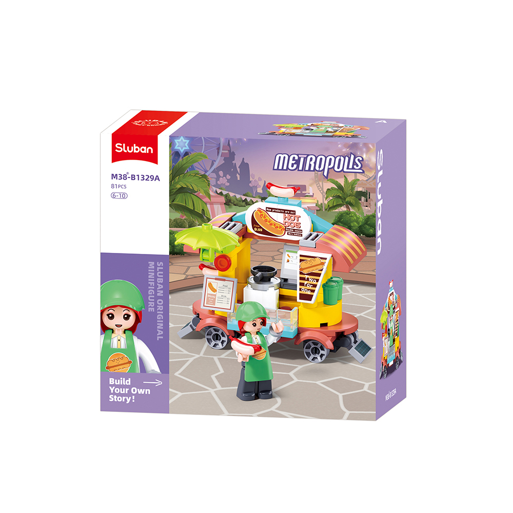 Sluban Metropolis M38-B1329A Carretto Hot Dog