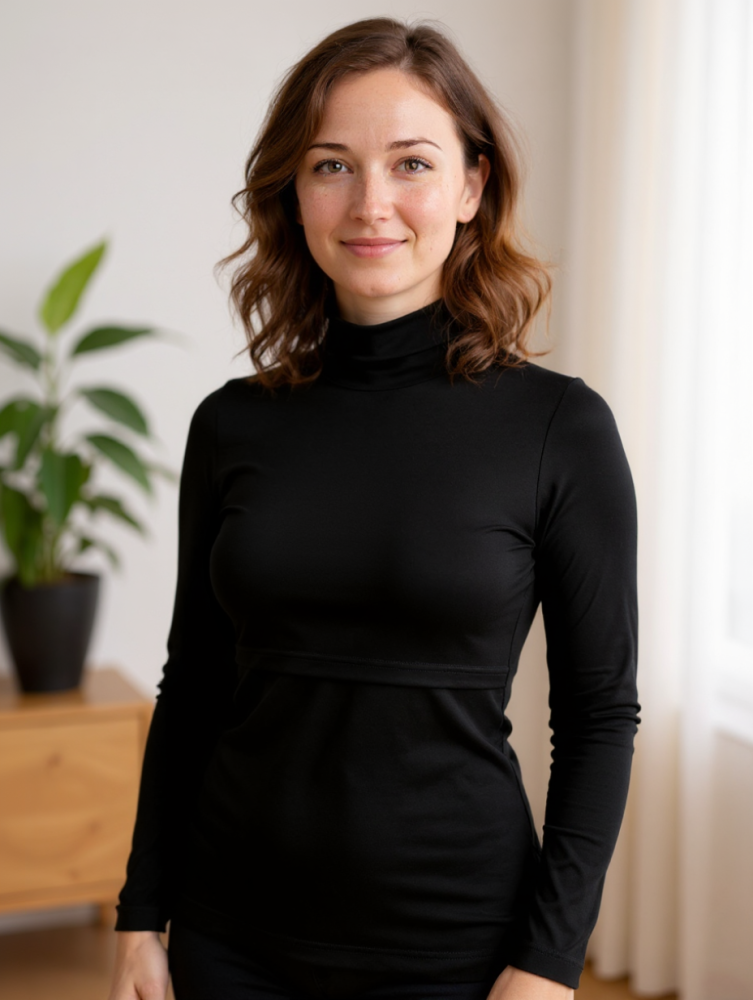 Kateřina szoptató garbó, fekete M/L