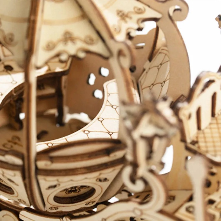 RoboTime fa 3D puzzle Mesés hintó - Image 3