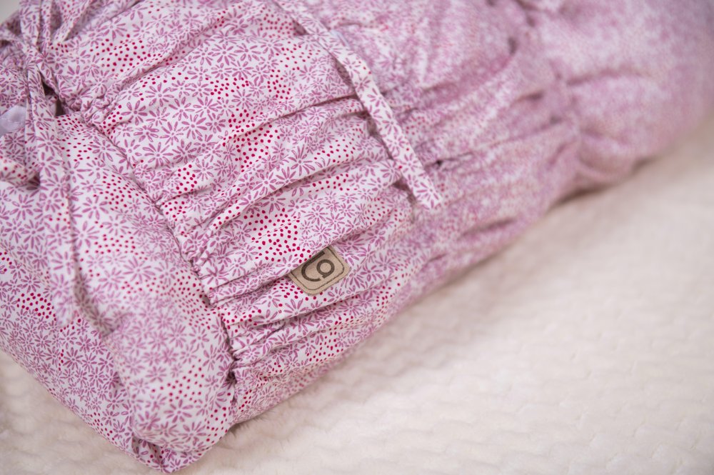 ANGEL fűzős pólya merev háttal - Outlast® - antik rózsaszín virágok - Image 7