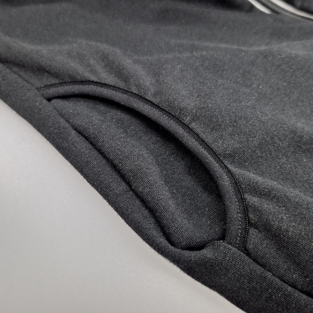 Női cipzáras Outlast® pulóver - fekete XXL - Image 5