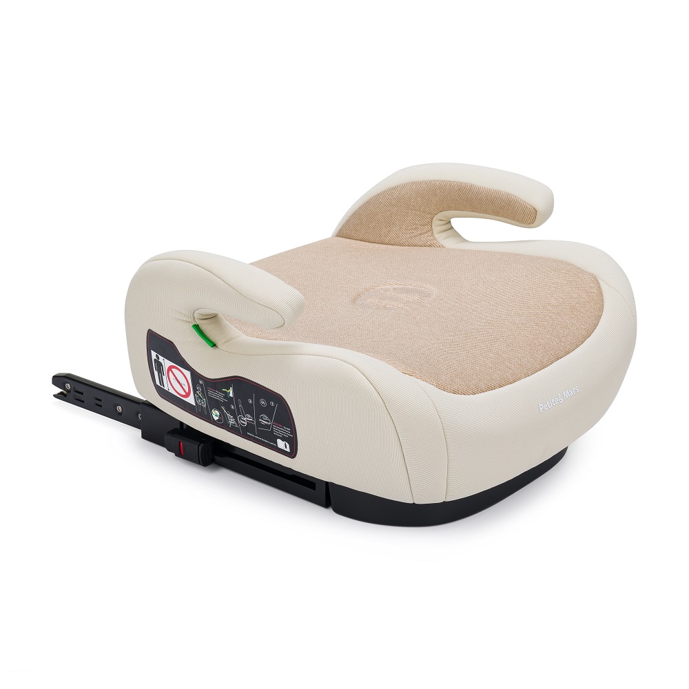 PETITE&MARS Podsedák Optimus Pro i-Size Caramel Brown 125 – 150 cm (22-36 kg)