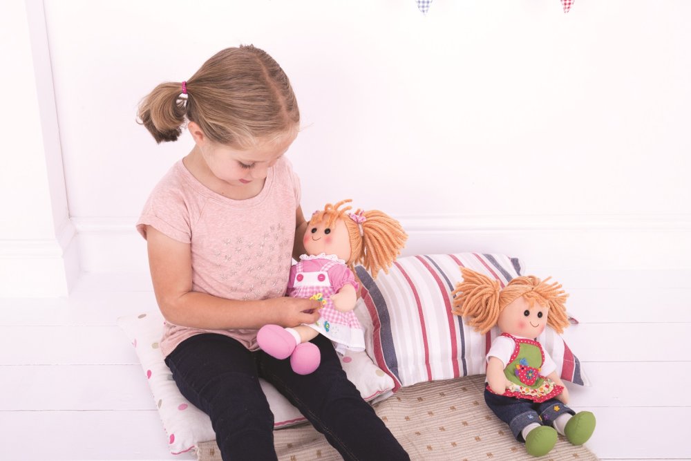 Bigjigs Toys Látková panenka Susie 38 cm (obrázek 6)