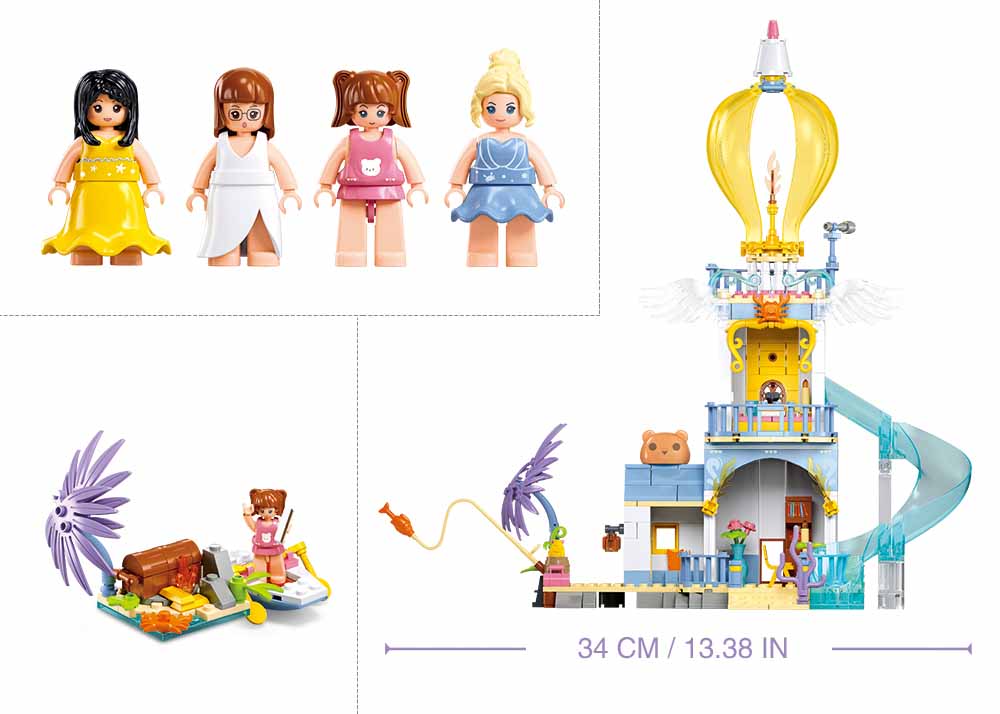 Sluban Girls Dream Cesta za pokladem M38-B1174 Maják (obrázek 3)