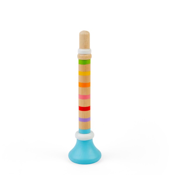 Bigjigs Toys Trumpetka 1 ks modrá