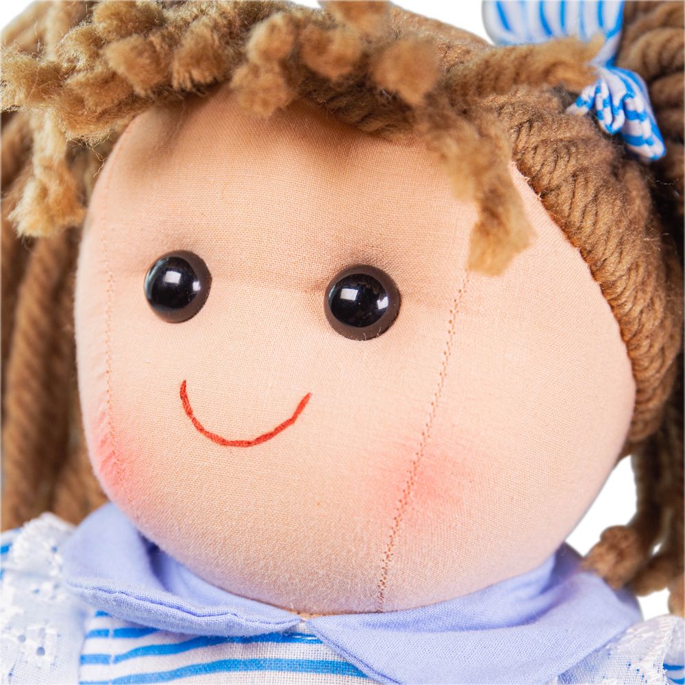 Bigjigs Toys Látková panenka Amelia 38 cm (obrázek 4)