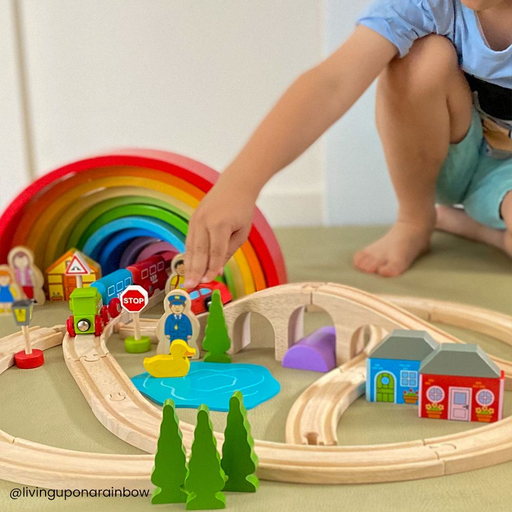 Bigjigs Rail Dřevěná vláčkodráha osmička (obrázek 3)