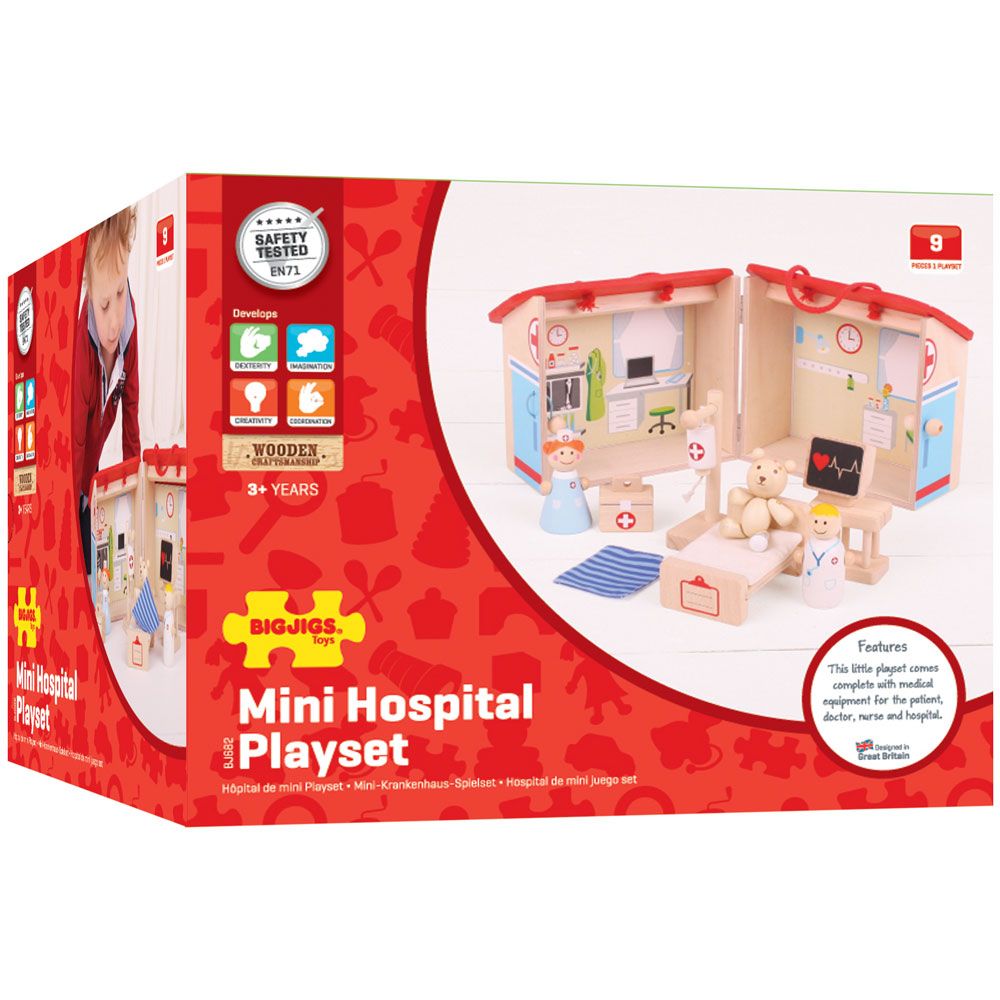 Bigjigs Toys Medvědí nemocnice (obrázek 4)