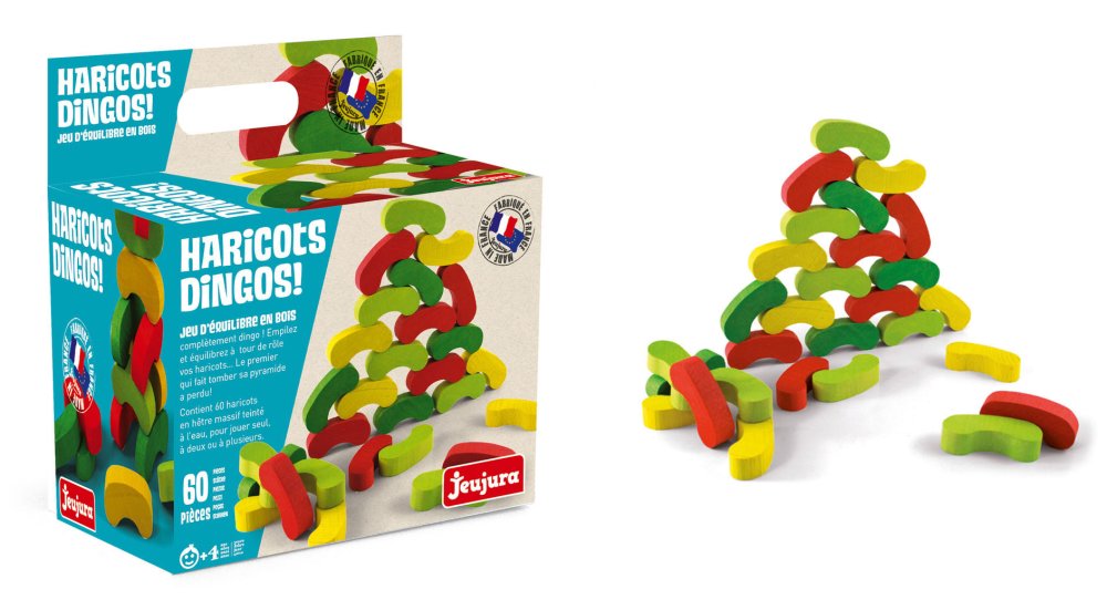 Jeujura Barevné fazolky 60 dílků (obrázek 3)