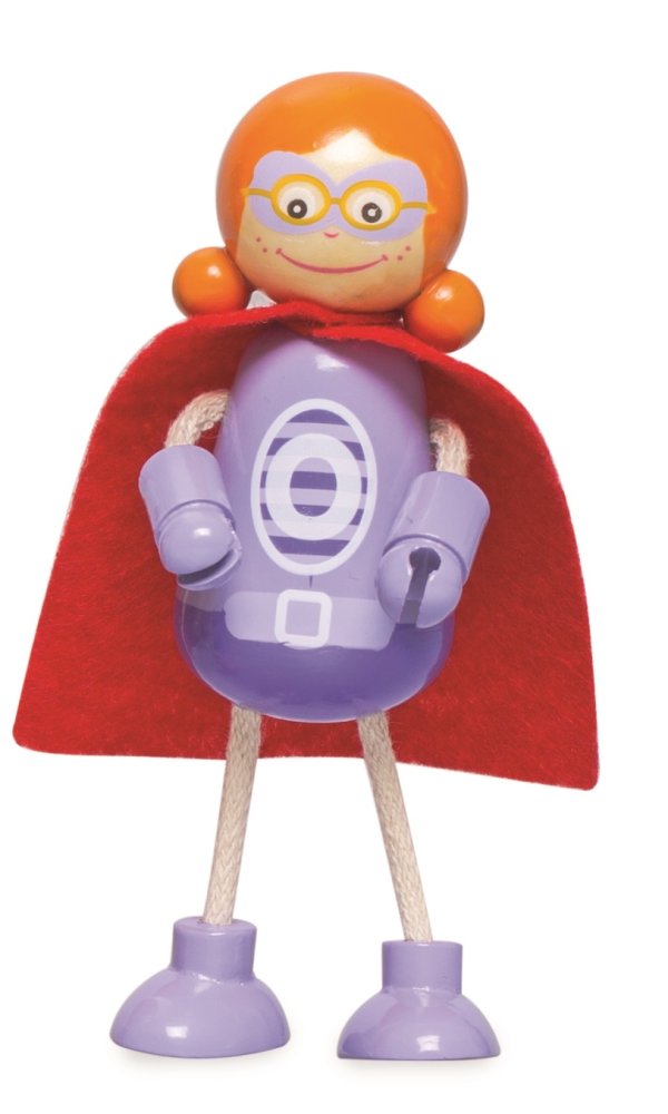 Tidlo Dřevěné postavičky Superhrdinové (obrázek 5)