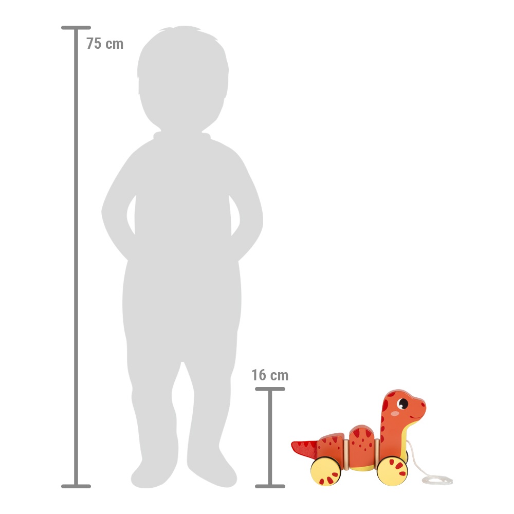 small foot Dřevěná tahací hračka Dino (obrázek 5)