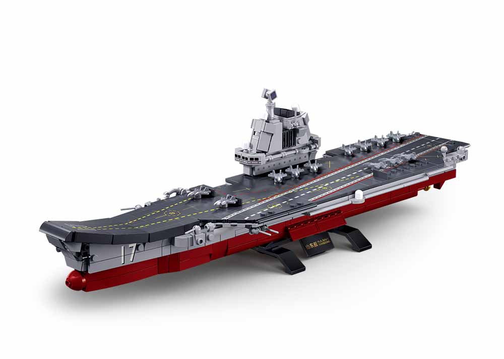 Sluban Model Bricks M38-B1210 Letadlová loď Shandong (obrázek 4)