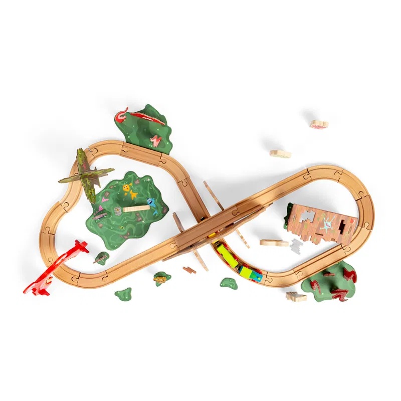 Bigjigs Rail Dřevěná vláčkodráha Příšerky (obrázek 7)