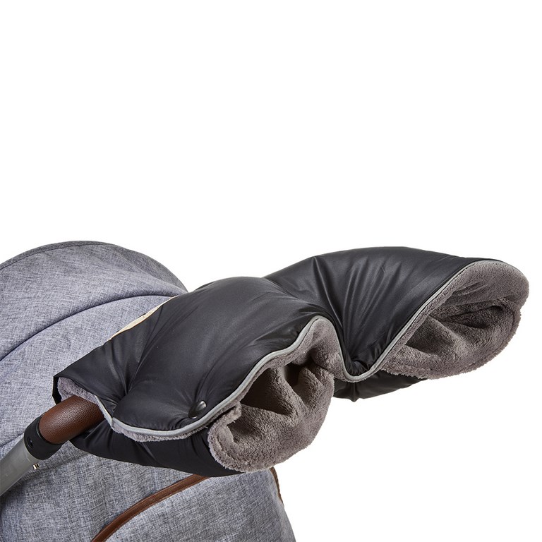 Kinderwagen Muff - Schwarz/Grau