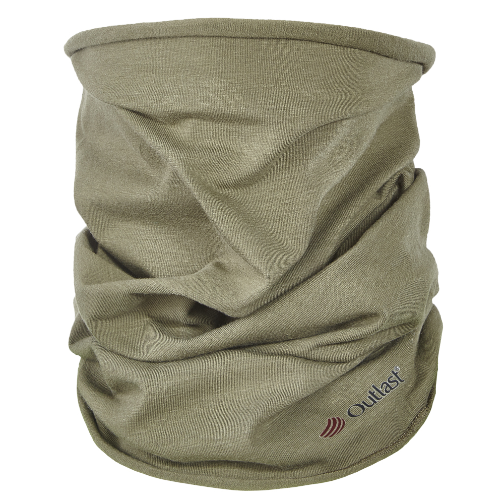 Braga de cuello multifuncional fina Outlast® - caqui