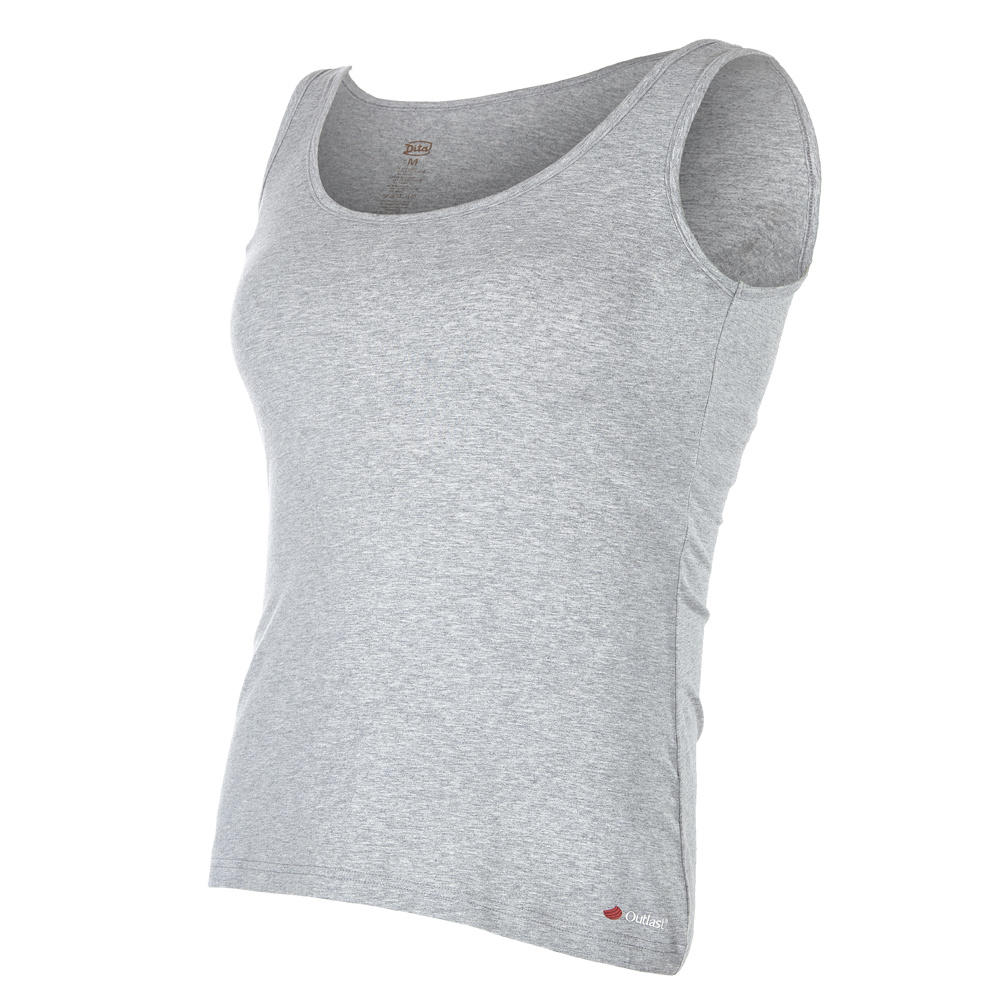 Canotta da donna sottile Outlast® - mélange grigio L
