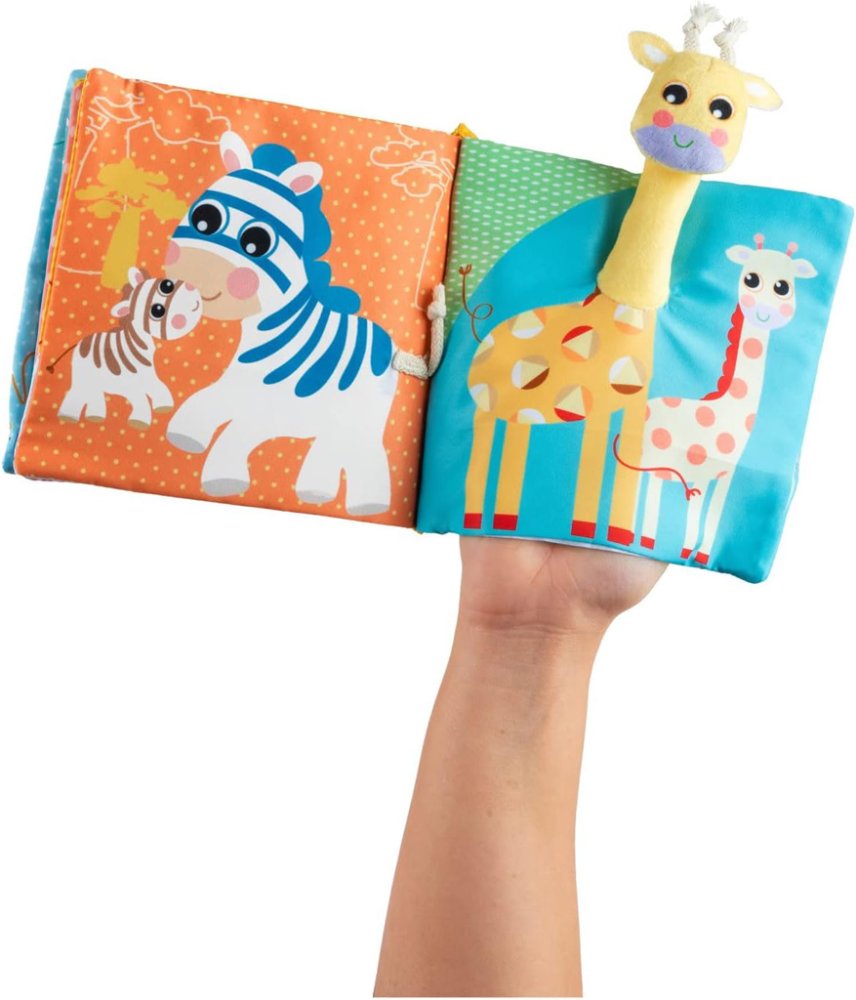 CHICCO Livre Textile Animaux Sensoriels 3m+