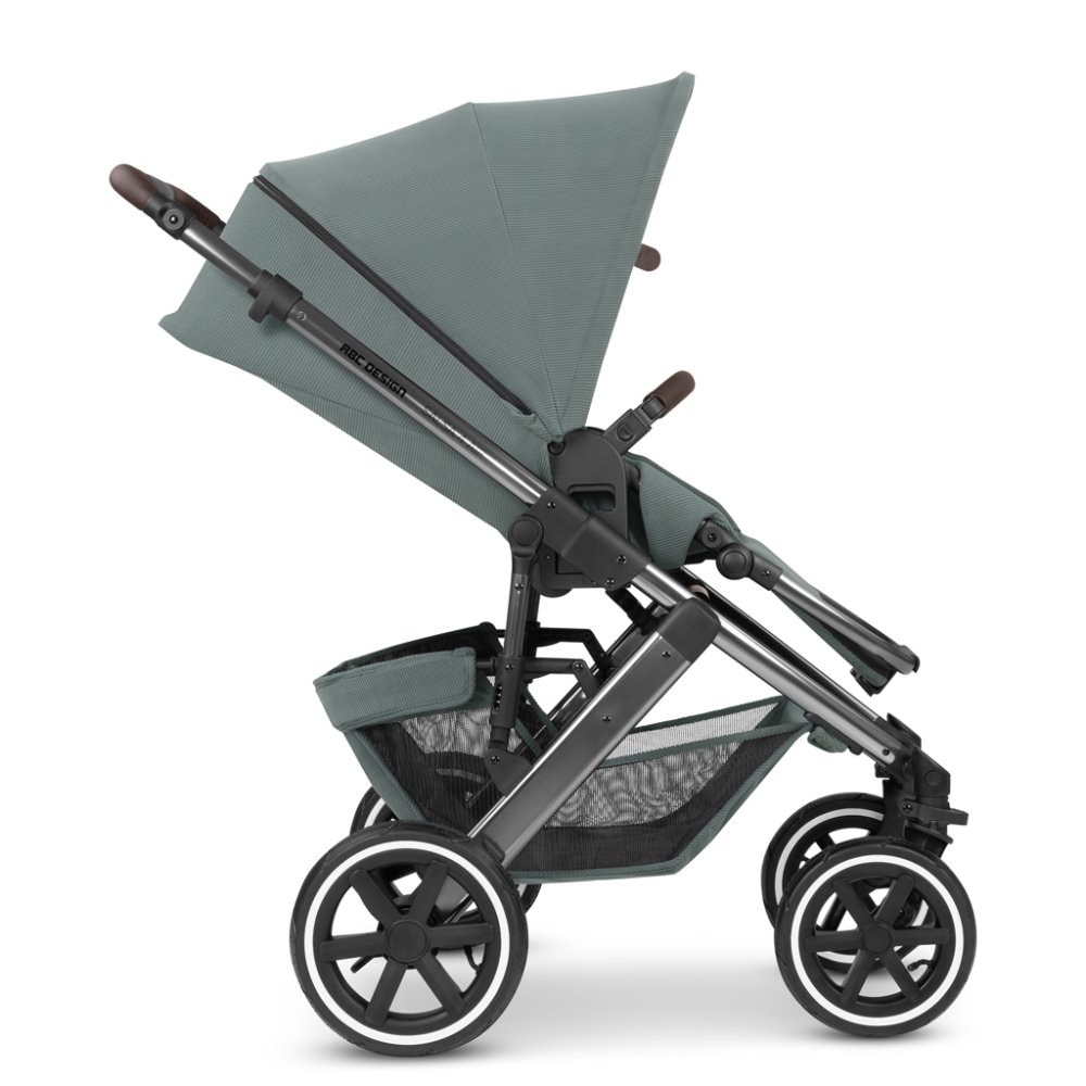 ABC DESIGN Kinderwagen Kombiniert Salsa 4 Air Aloe 2024 + Gratis Autositzadapter