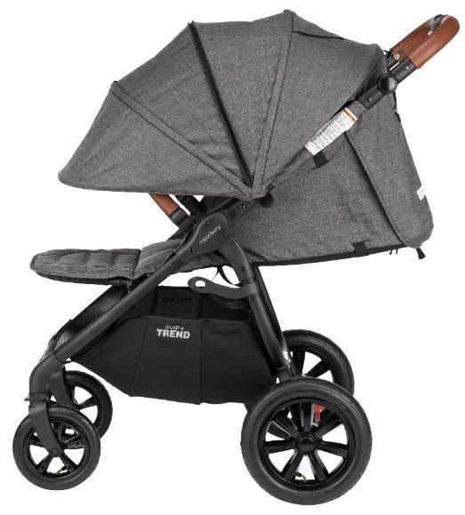 VALCO BABY Wandelwagen Sport Trend 4 Zwart Charcoal + PETITE&MARS Tas Jibot GRATIS