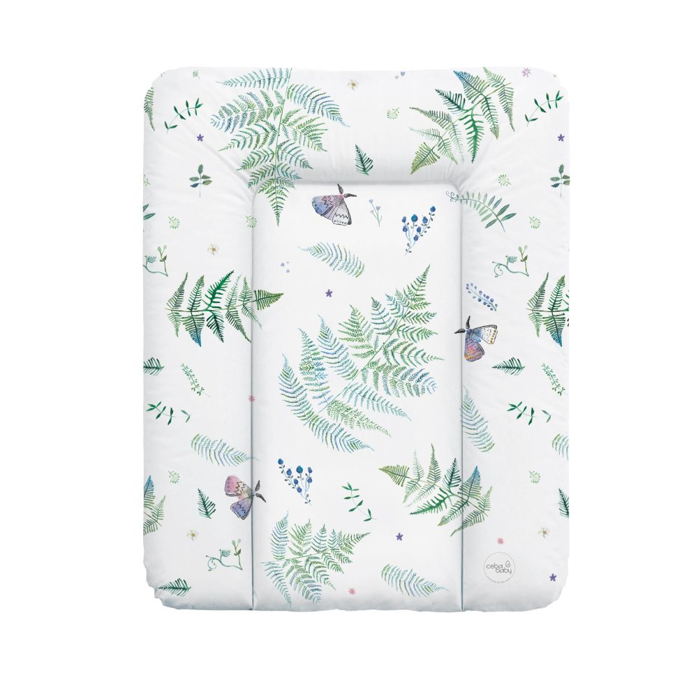 CEBA Changing Pad For Chest Of Drawers 70x50 Cm Watercolor World Polypody