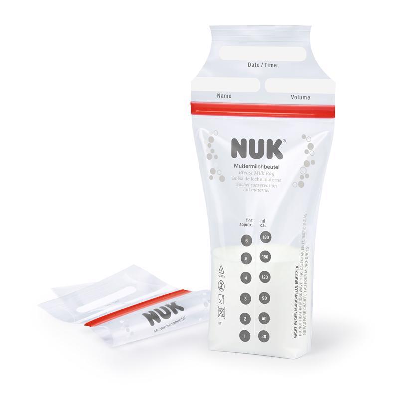 NUK Sáčky Na Mateřské Mléko 180 Ml 25 Ks