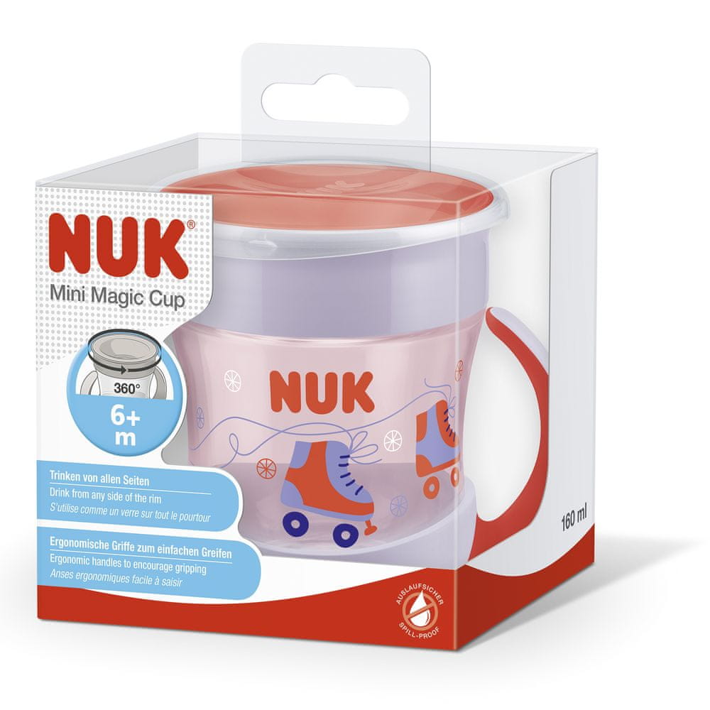 NUK Mini Magic Cup 160 Ml Roșu