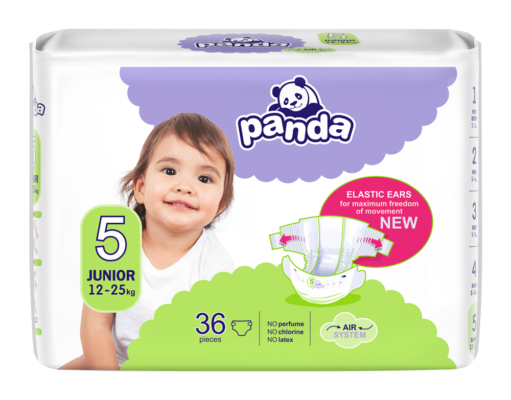 BELLA PANDA Scutece De Unică Folosință 5 Junior (12-25 Kg) 36 Buc