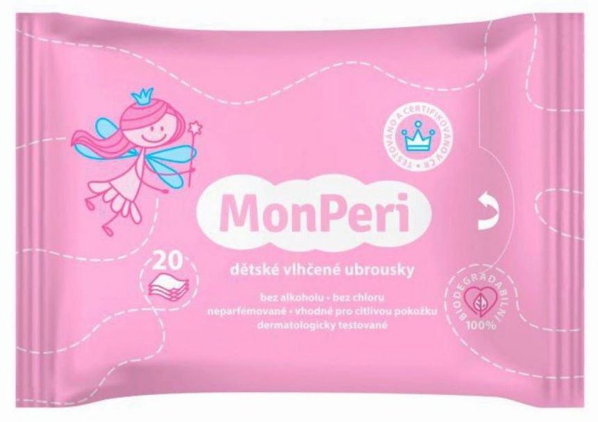 MONPERI Vlhčené Ubrousky 20 Ks