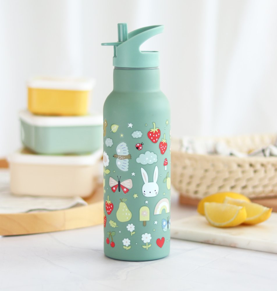 A Little Lovely Company - Borraccia in acciaio inossidabile, 500 ml - gioia - immagine 5