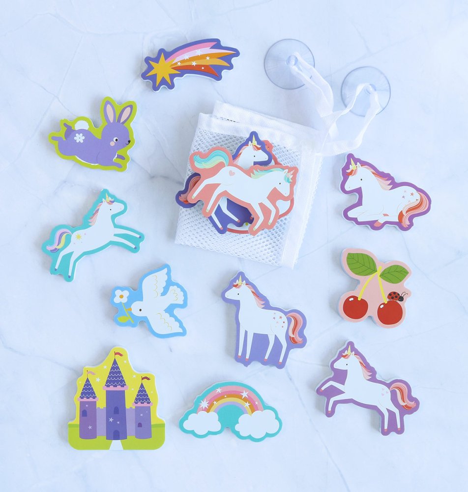 A Little Lovely Company - Giocattoli di schiuma per il bagnetto - Unicorni - immagine 5