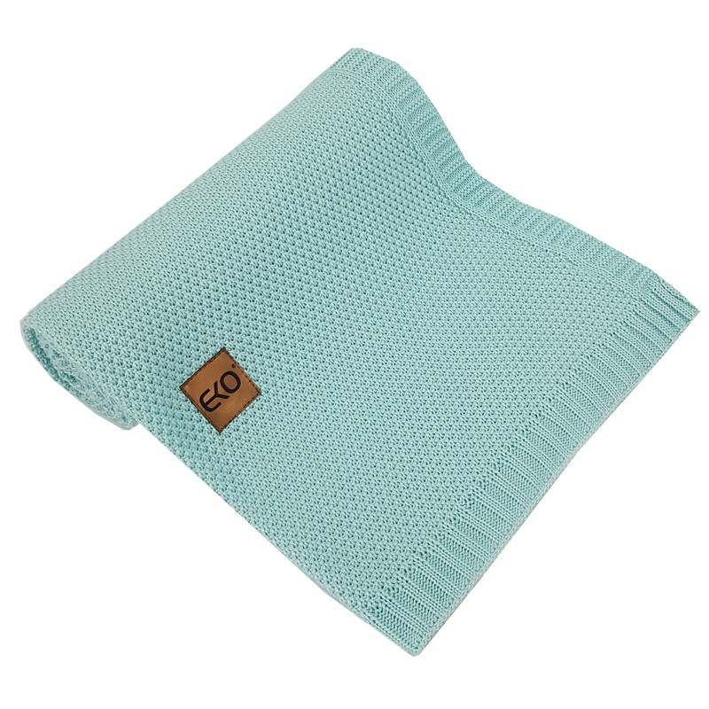 Coperta EKO in bambù turchese 100x80 cm