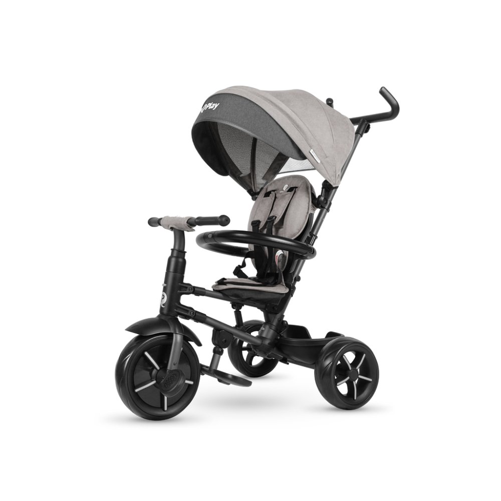 Tricycle pliable QPLAY Rito Star Grey, âge 10-72 mois – Image 3