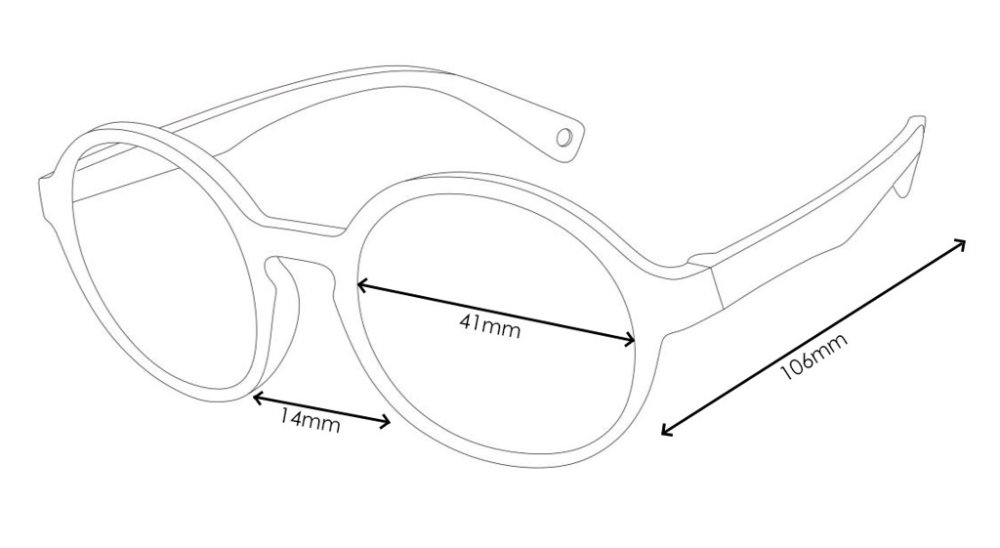LITTLE KYDOO Lunettes de soleil Sky Blue UV 400, polarisées 1-3 ans – Image 6
