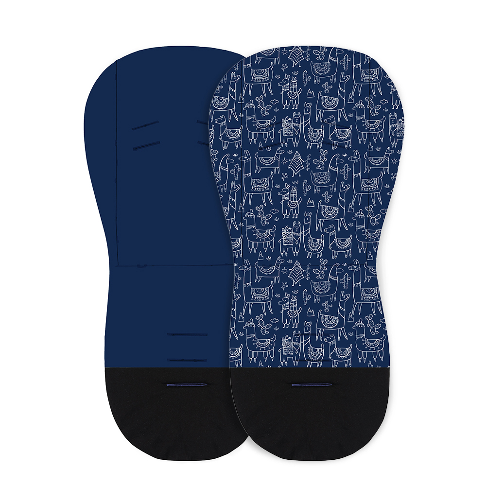 PETITE&MARS Inserto per passeggino Foamy Blue Lama