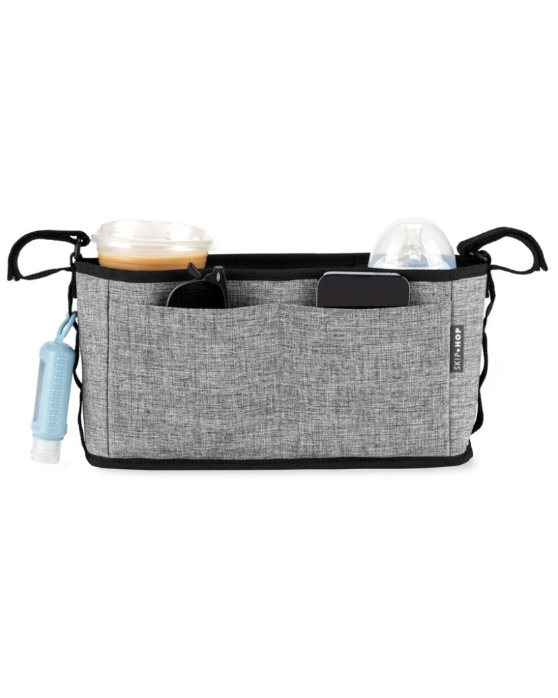 SKIP HOP Organizer do wózka Grab&Go Ultra grey melange - obrazek 3