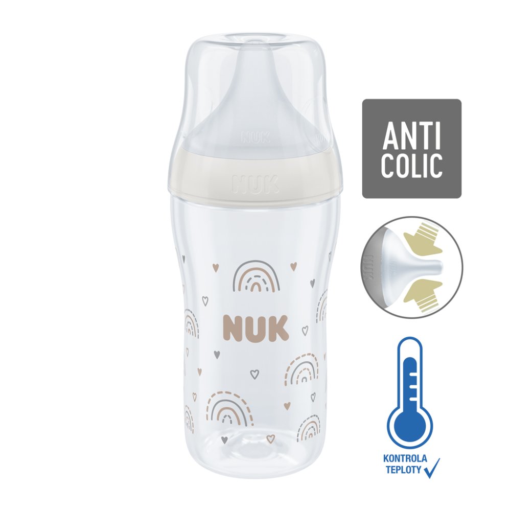 NUK Biberon en verre avec contrôle de la température Perfect Match 230 ml – Image 3