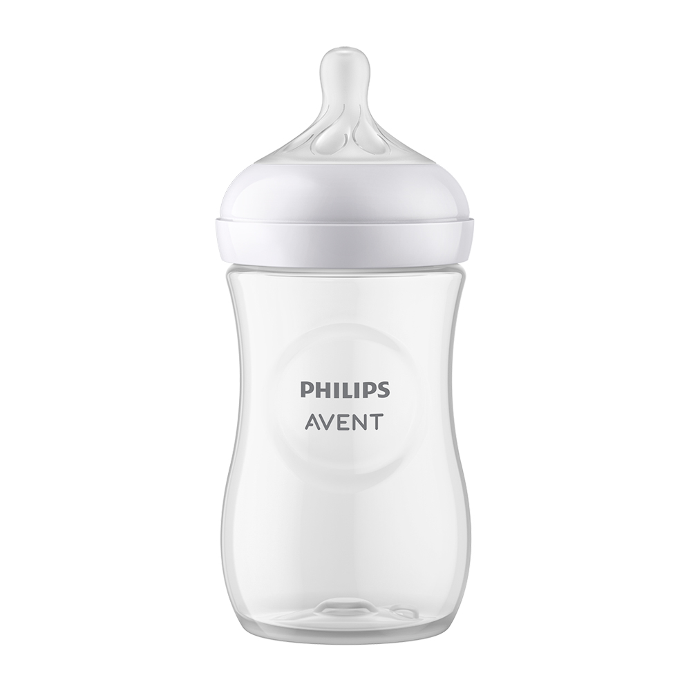 Philips AVENT Biberon Natural Response 260 ml, 1m+omaggio PETITE&MARS Ciotola 6m+ - immagine 5