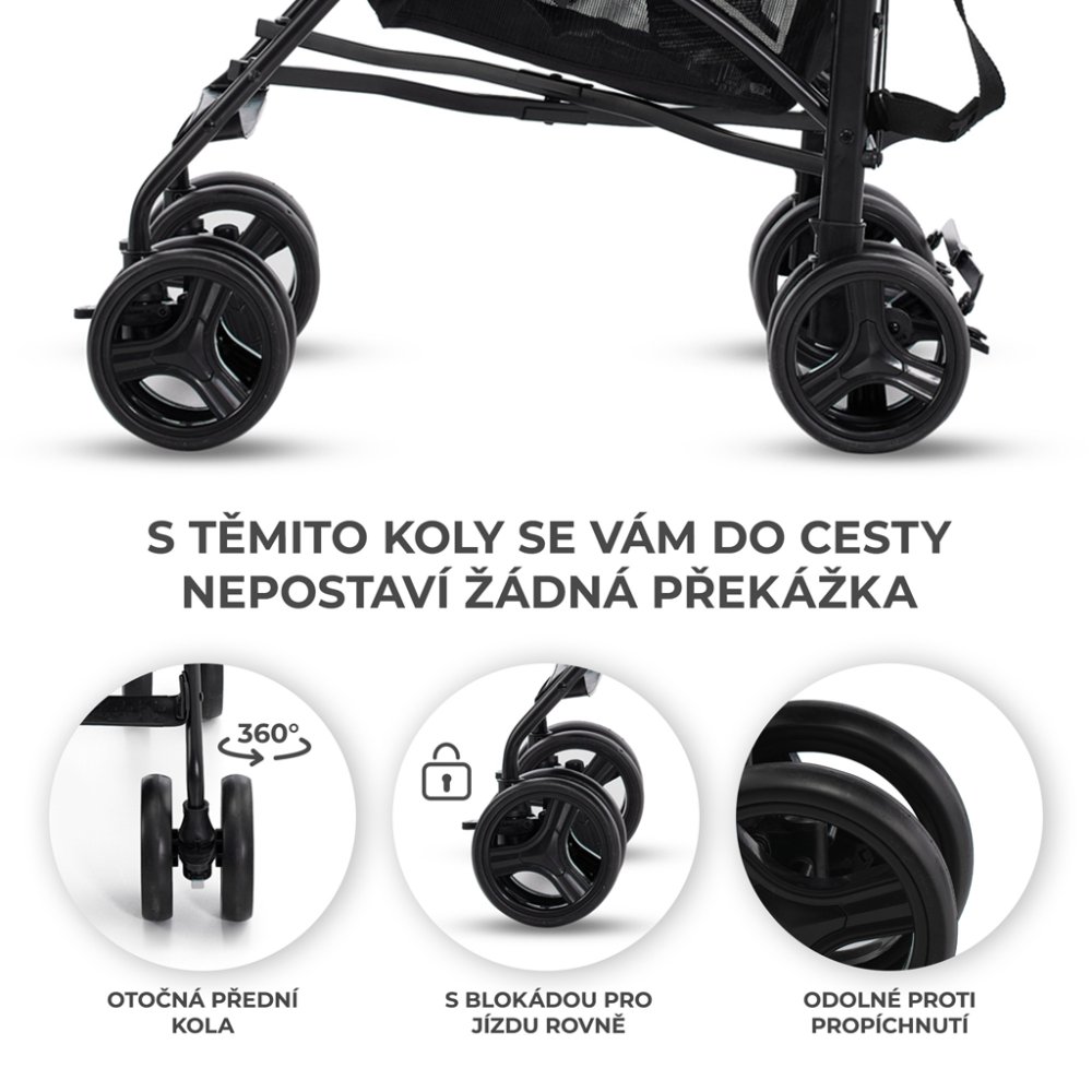 KINDERKRAFT Passeggino da golf Tik Beige - immagine 6