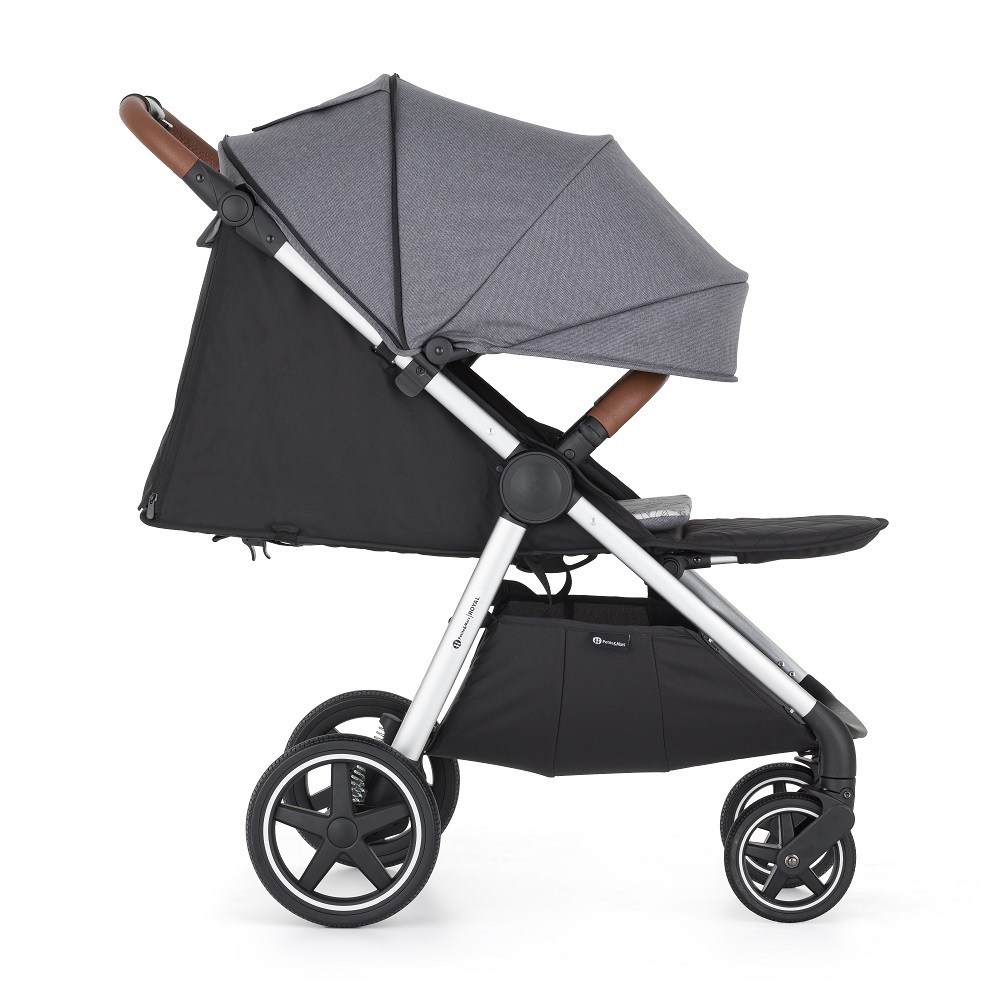 PETITE&MARS Poussette de sport Royal3 Silver Ultimate Grey – Image 6