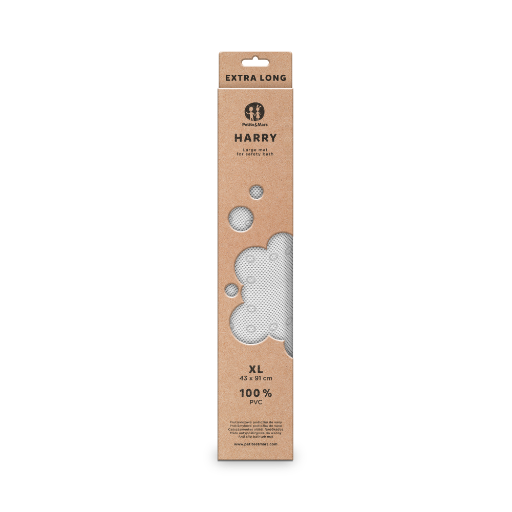 PETITE&MARS Tapis de bain antidérapant - Harry extra long Rose – Image 5