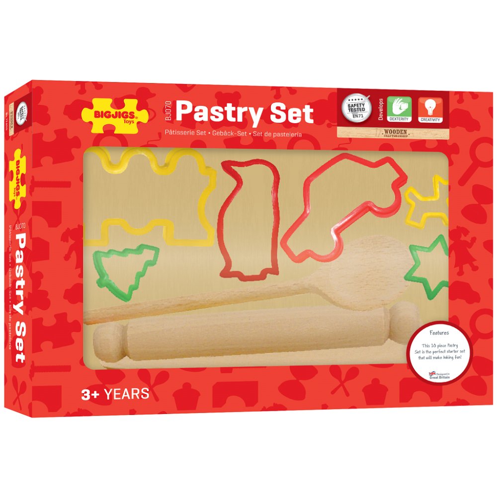 Bigjigs Toys Zestaw do pieczenia z foremkami - obrazek 3