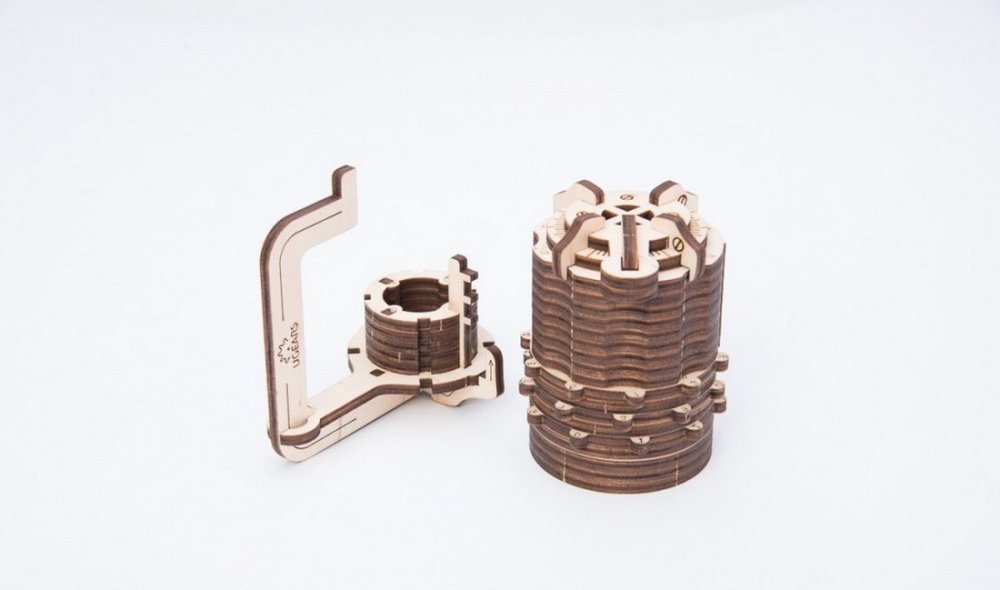 Puzzle 3D en bois mécanique Ugears - Le Casse-tête – Image 3