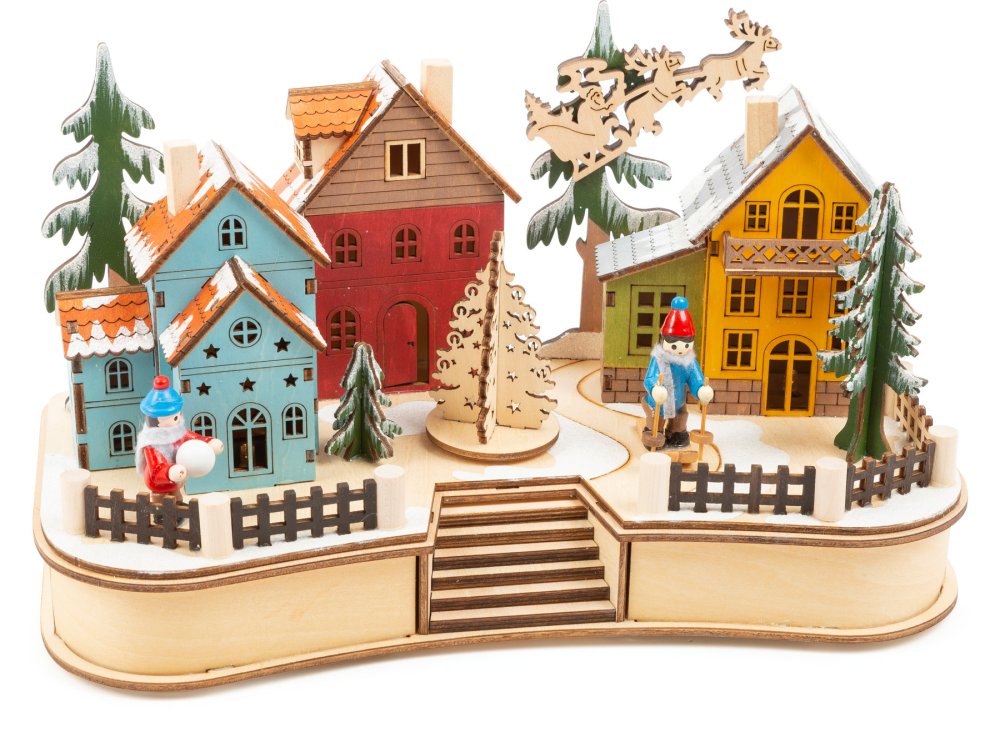 small foot Weihnachtslampe Dorf