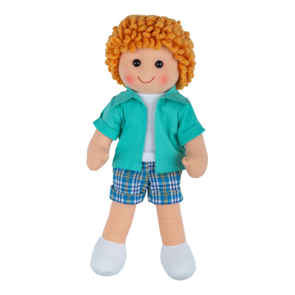 Bigjigs Toys Lalka szmaciana Jacob 28 cm