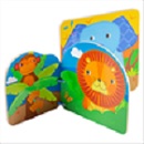 Tidlo Drewniana książeczka dżungla - obrazek 2