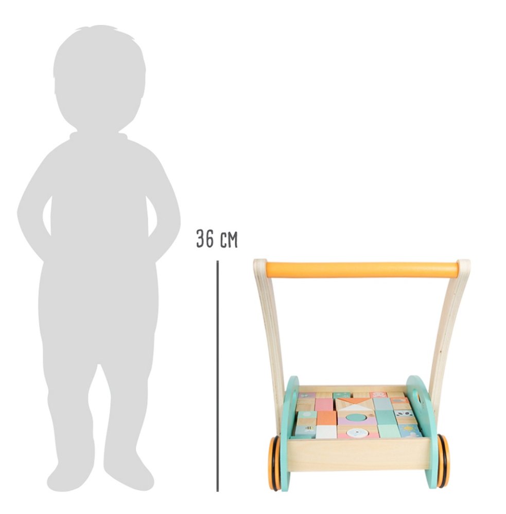 small foot Carrello con blocchi - immagine 4